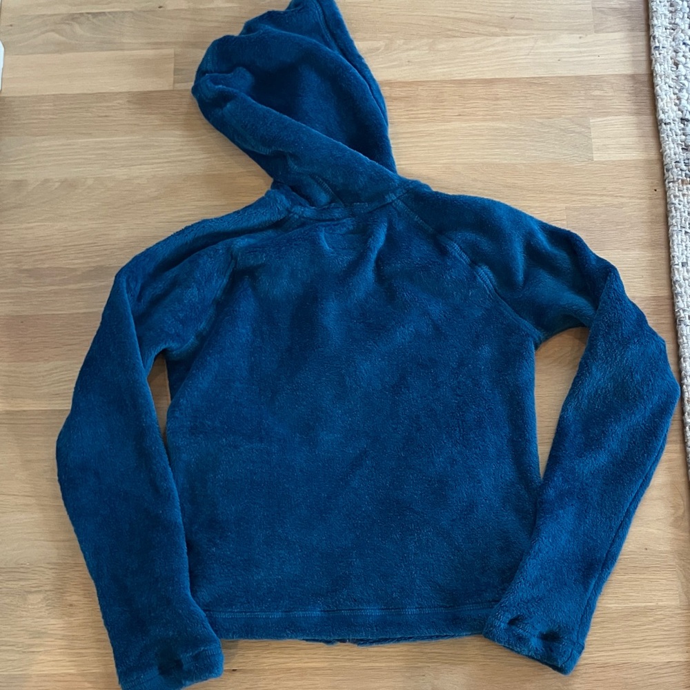American Giant Woman’s Polartec Fleece Zip Up Hoodie Jacket Made in the USA - Picture 6 of 8